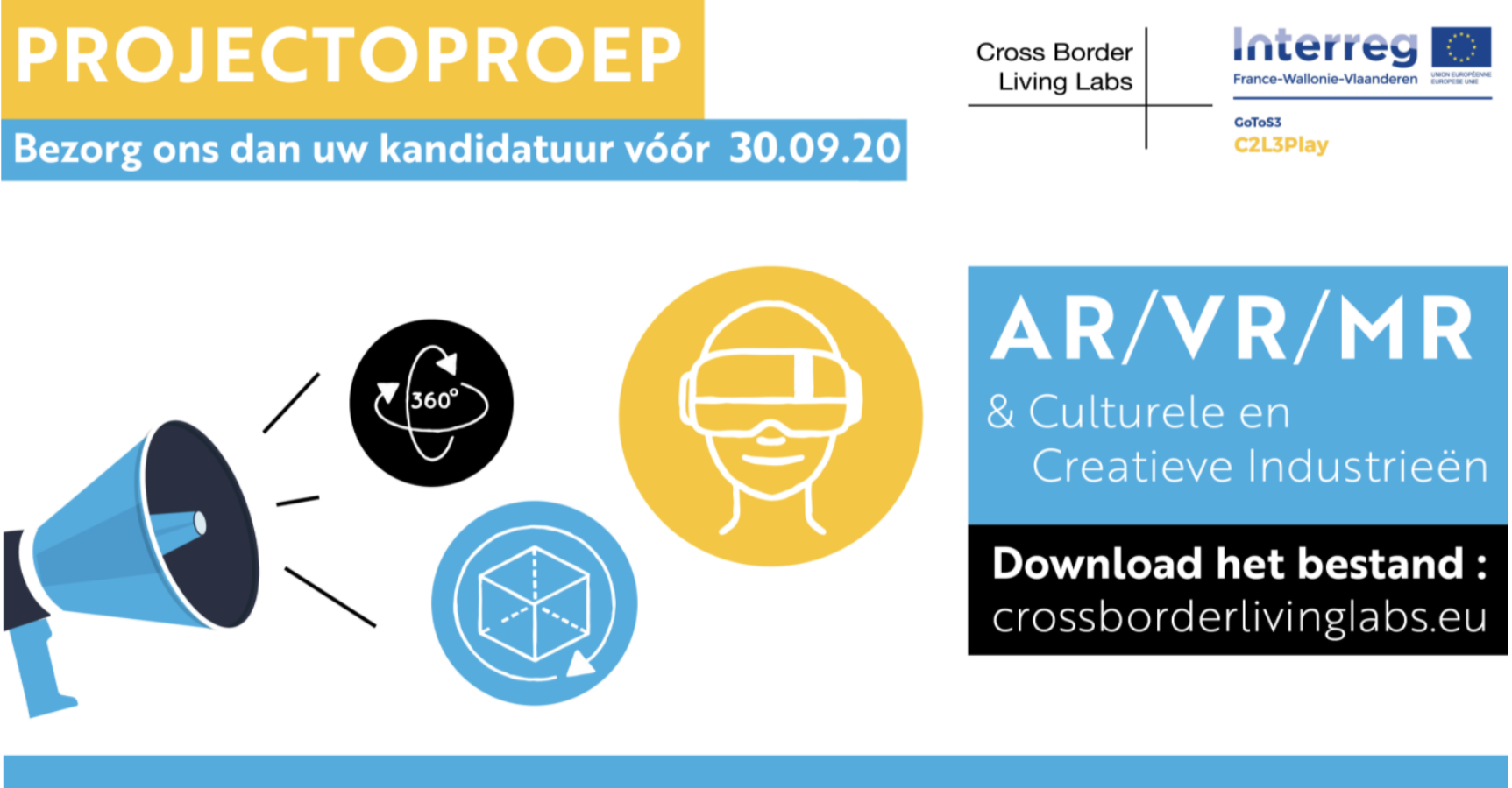 Projectoproep ar vr mr