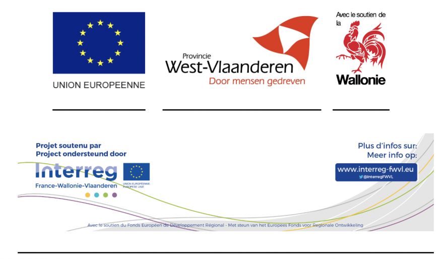 Logo EU West vlaanderen Wallonie Interreg