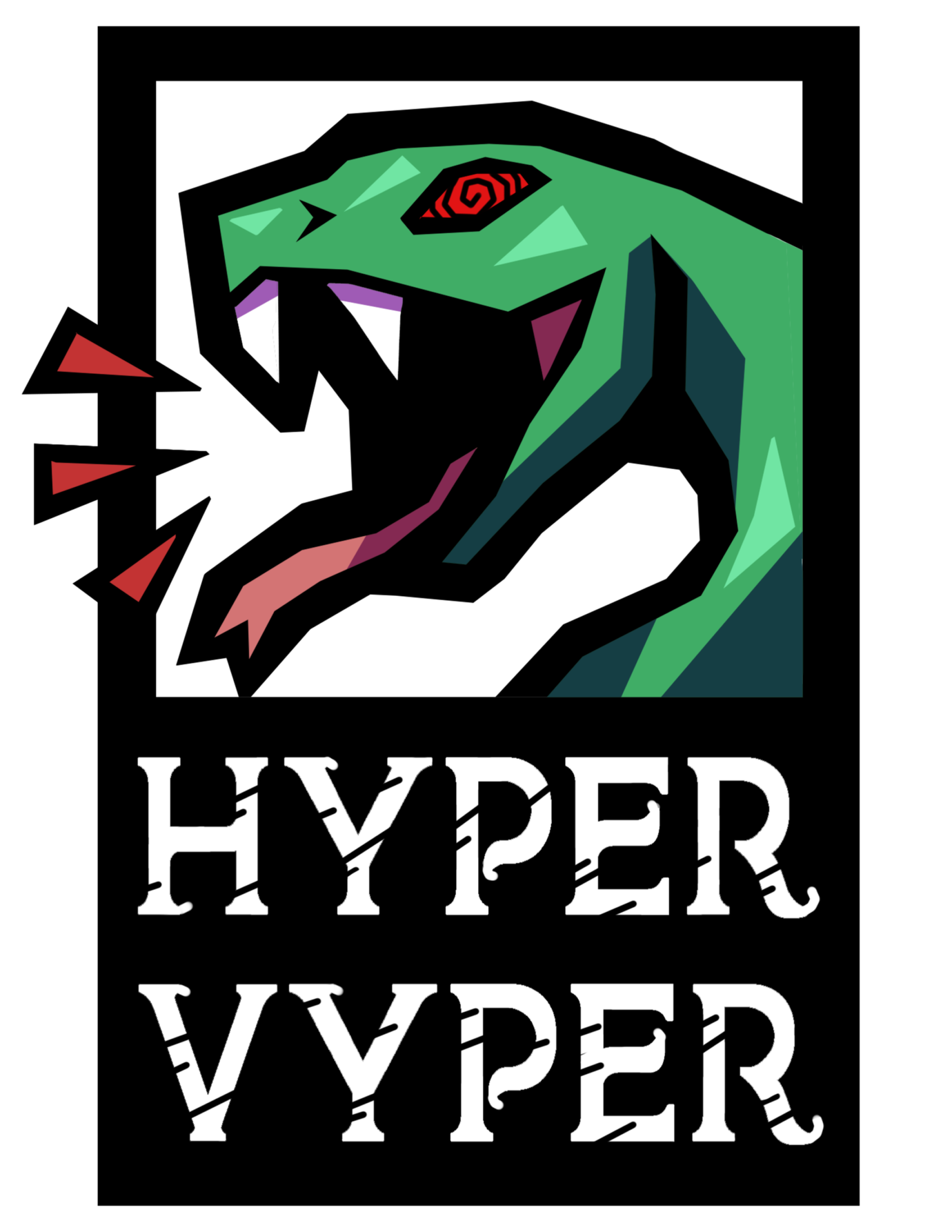 Hyper Vyper Logo White