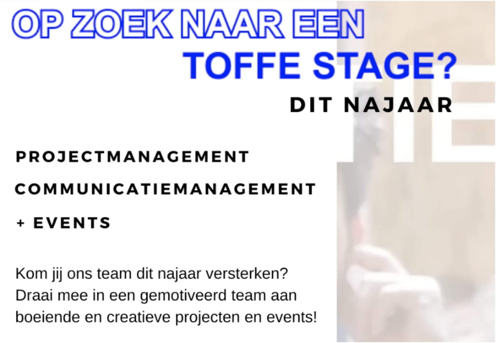 Stage najaar