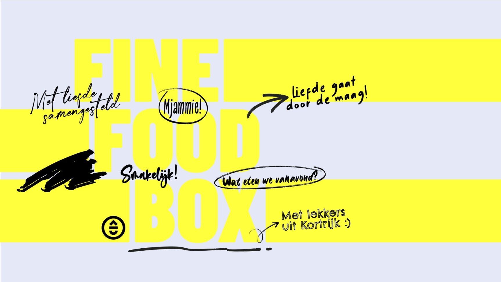 Fine food box graphics