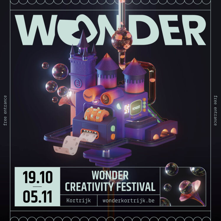 Wonder square 1080x1080px text
