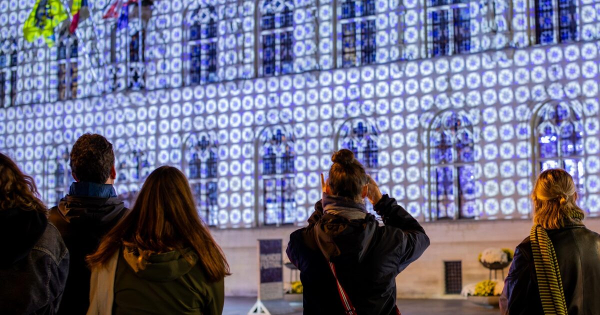 Projection mapping on Kortrijk City Hall | Designregio Kortrijk