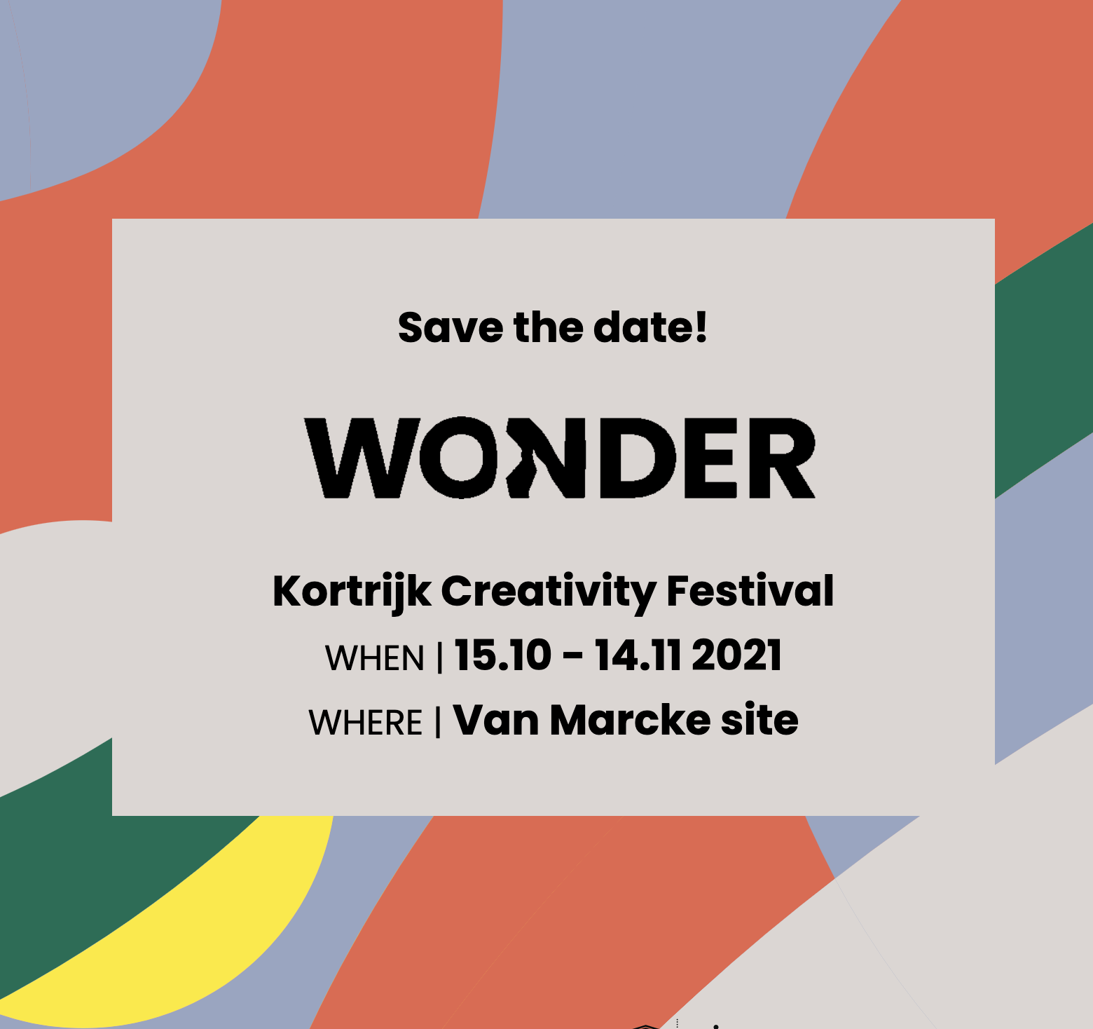 Wonder save the date